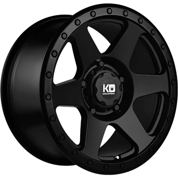 Quake King OffRoad Wheels Satin Black 20"x9"
